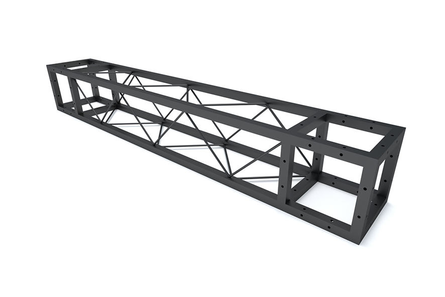 Фермы металлические Line 22*22*150cm, цвет черный, SignImpress